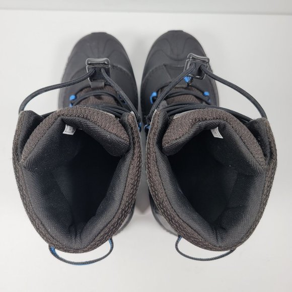 Columbia Bugaboot Women's Black Blue Waterproof Snow Boots BY1332-010 US Size 7 - Picture 5 of 10